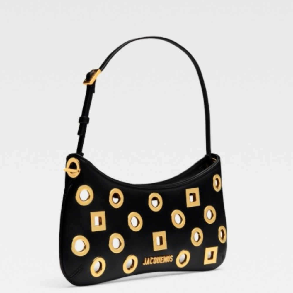 JACQUEMUS LE BISOU ROND CARRE SHOULDER BAG